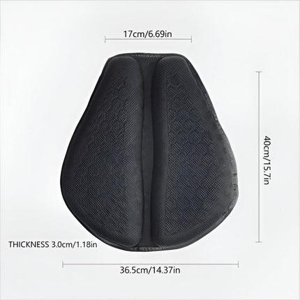 Motorcycle Seat Cushion with Honeycomb Gel Design | Breathable Comfort for Long-Distance Riding