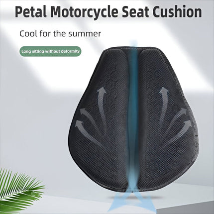 Motorcycle Seat Cushion with Honeycomb Gel Design | Breathable Comfort for Long-Distance Riding