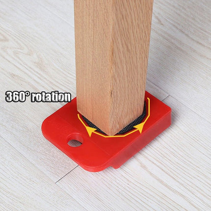 Furniture Lifter and Roller Set, 200kg Wheel Bar and 4 Wheeled Movers for Hardwood, Laminate and Carpet