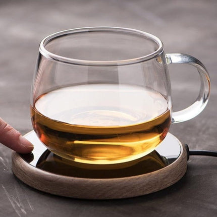 Electric Mug Warmer with Temperature Control | Auto Shut-Off for Perfectly Warm Beverages