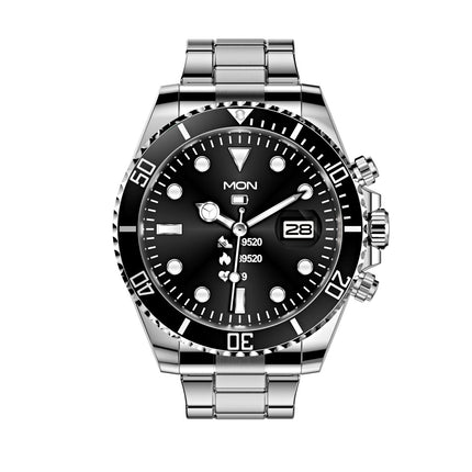 Smart Watch for Men with Stainless Steel Strap, Bluetooth Calling, Heart Rate, Sleep and Step Tracking, 7 Color Styles for Everyday Wear