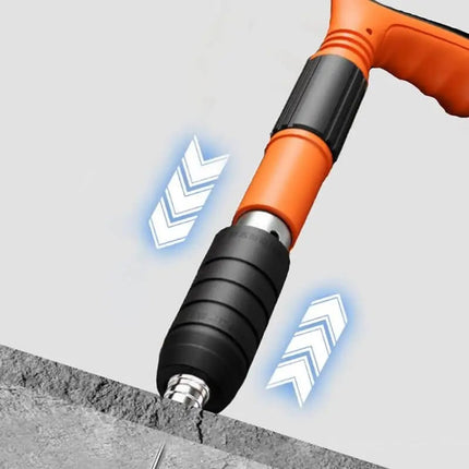 Manual Nail Gun for Concrete Wall Fastening with 50 Nails Kit | Quick DIY Installation Tool for Home Repairs and Decoration