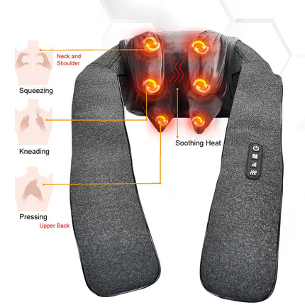 Neck and Shoulder Massager with Heat & 3 Massage Programs | Adjustable Intensity for Ultimate Relaxation
