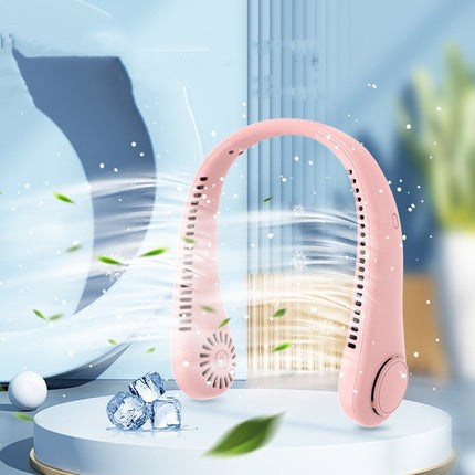 Portable Neck Fan with Adjustable Speed & Lightweight Design | Hands-Free Cooling for Home and Outdoor Use