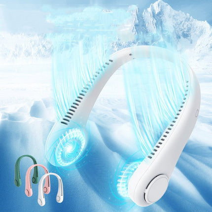 Portable Neck Fan with Adjustable Speed & Lightweight Design | Hands-Free Cooling for Home and Outdoor Use