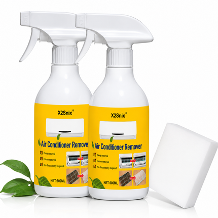 Air Conditioner Cleaner Set with 2 Bottles & Sponge | Deep Cleaning Kit for Efficient Home Maintenance