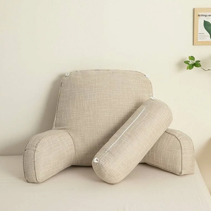 Reading Pillows for Bed, Ergonomic Pillow with Arms and Adjustable Headrest, Neck Support Pillow, Bed Rest Pillow – image 4