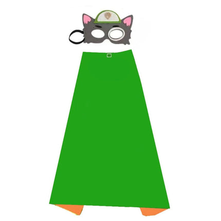 Kids Halloween Costume Set with Bright Cape & Mask | Fun Dress-Up for Parties and Role Play