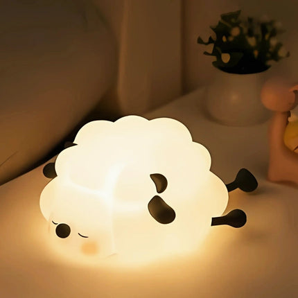 Rechargeable Kids Night Light with Dimmable Brightness | Cute Animal Bedside Lamp for Gentle Bedtime Glow