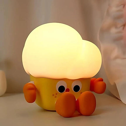 Rechargeable Kids Night Light with Dimmable Brightness | Cute Animal Bedside Lamp for Gentle Bedtime Glow