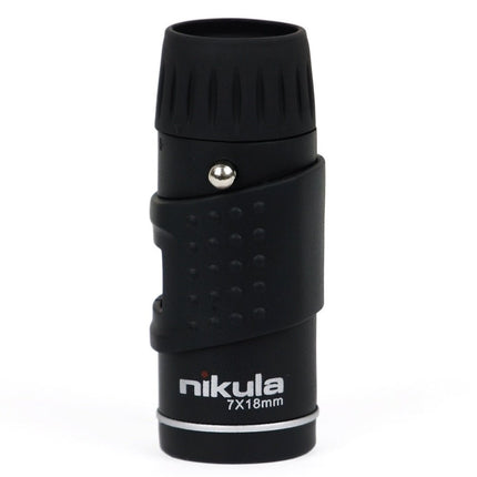 7x18 Monocular Telescope for Bird Watching and Concerts, Lightweight One Handed Zoom Scope for Travel