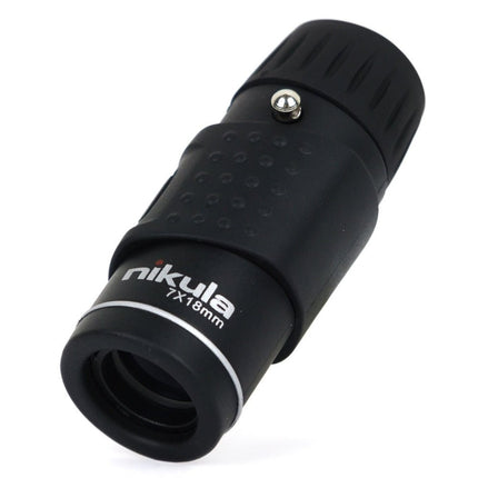 7x18 Monocular Telescope for Bird Watching and Concerts, Lightweight One Handed Zoom Scope for Travel