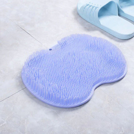 Non-Slip Silicone Bath Scrub Mat with Suction Cups | Foot Cleaning and Massage for Ultimate Comfort