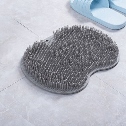 Non-Slip Silicone Bath Scrub Mat with Suction Cups | Foot Cleaning and Massage for Ultimate Comfort