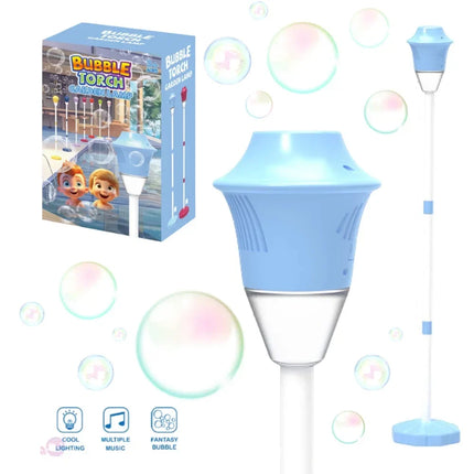 Automatic Bubble Maker with Lithium Battery | Blue Party Machine for Endless Outdoor Fun