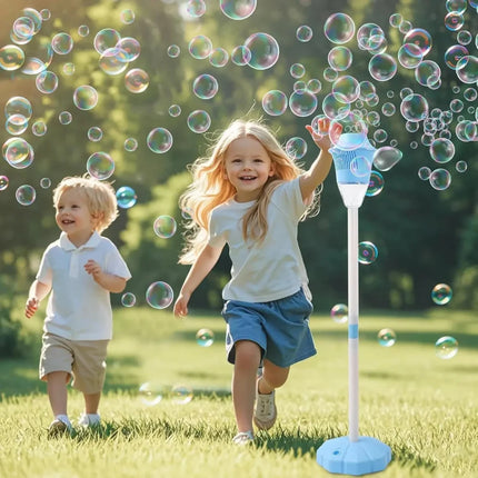 Automatic Bubble Maker with Lithium Battery | Blue Party Machine for Endless Outdoor Fun