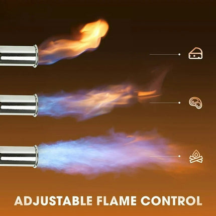 Outdoor Jet Lighter with Adjustable Flame Control | Fast Ignition for Grilling and Camping
