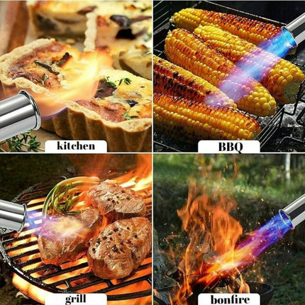 Outdoor Jet Lighter with Adjustable Flame Control | Fast Ignition for Grilling and Camping