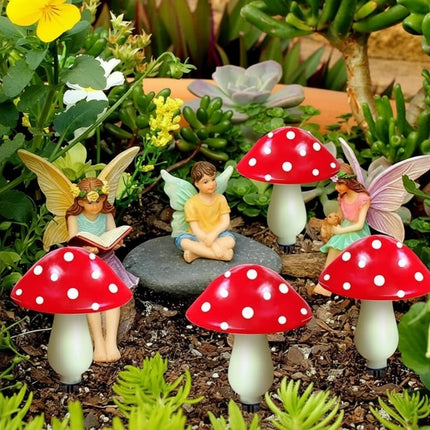 Solar Mushroom Garden Lights Set with Weather-Resistant Design | Charming Outdoor Décor for Soft Ambient Glow