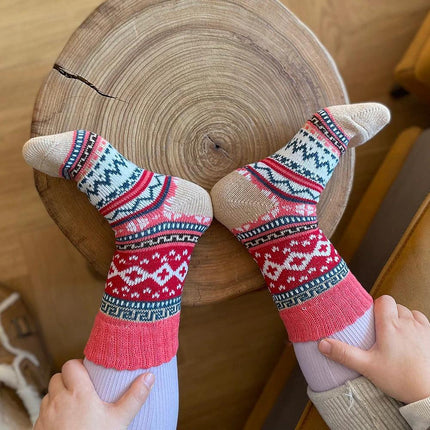 Warm Socks for Men and Women, Scandinavian Nordic Socks 5 Pairs