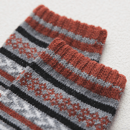 Warm Socks for Men and Women, Scandinavian Nordic Socks 5 Pairs – image 4