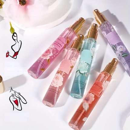 Fresh Floral Perfume Gift Set with Travel Size Sprays | Perfect Mothers Day Gift for Daily Wear and Refreshing Scent