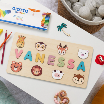 Personalized Name Puzzle for Toddlers with Engaging Themes | Educational Toy for Name Recognition and Fine Motor Skills