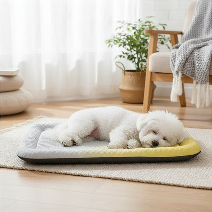 Self-Cooling Pet Mat with Waterproof Ice Silk Fabric | Breathable Design for Summer Comfort and Relief