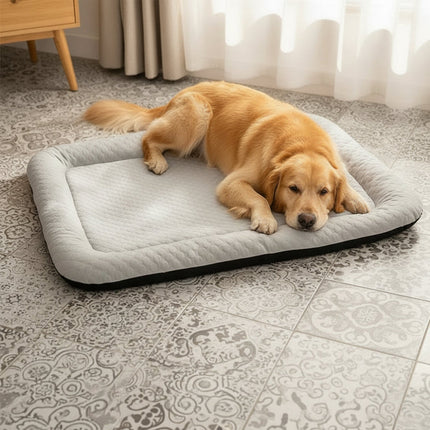 Self-Cooling Pet Mat with Waterproof Ice Silk Fabric | Breathable Design for Summer Comfort and Relief