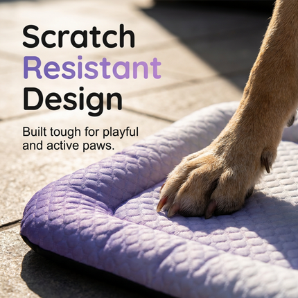 Self-Cooling Pet Mat with Waterproof Ice Silk Fabric | Breathable Design for Summer Comfort and Relief