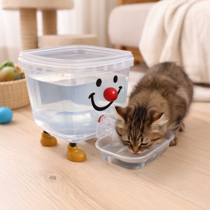 Pet Water Dispenser with Gravity-Fed Design | Automatic Refill for Effortless Hydration for Cats and Dogs