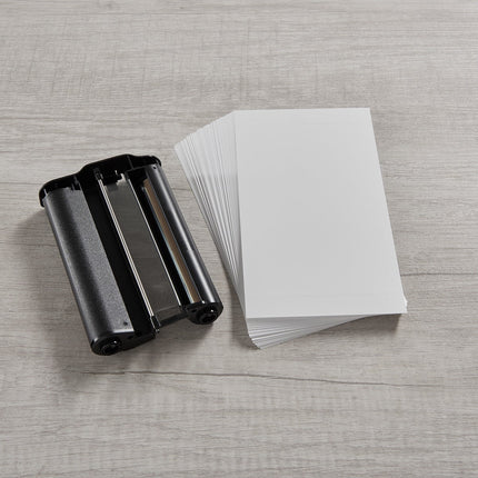 Photo Paper Printer Refill Cartridge Set with 40 Sheets | Standard 4x6 Size for Easy Smartphone Printing