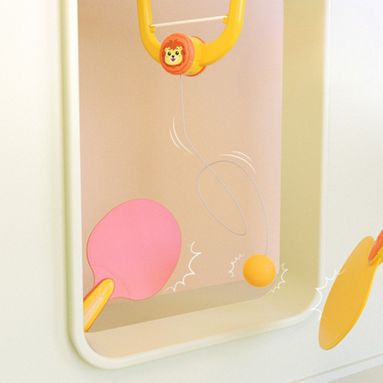 Indoor Doorframe Ping Pong Game Set with Quick Setup | Interactive Fun for Kids' Coordination and Active Play
