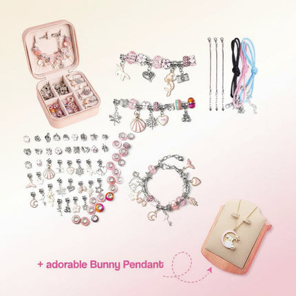 Bracelet Making Kit for Kids, DIY Bead Bracelet Kit with Beads, Fine Motor Skills Toy and Mothers Day Gift for Daughter_01