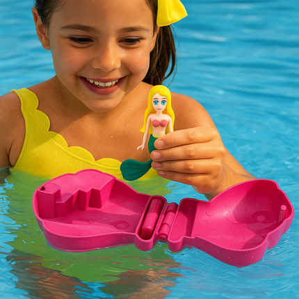 Interactive Mermaid Water Toy for Kids with Spinning Feature | Engaging Pool Fun for Swim Practice and Play