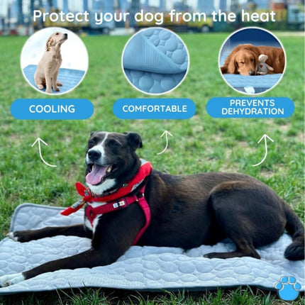 Portable Self-Cooling Mat for Dogs | Machine Washable Pet Cooling Pad in Multiple Sizes