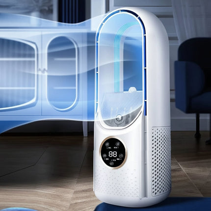 Portable Air Conditioner with Bladeless Fan Design | Compact Cooling for Rooms Up to 215 sq ft