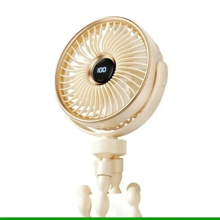 Portable Clip-On Fan with Adjustable Airflow | Battery Powered for Stroller and Nursery Comfort