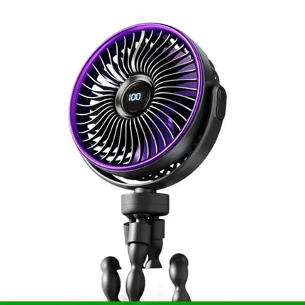 Portable Clip-On Fan with Adjustable Airflow | Battery Powered for Stroller and Nursery Comfort