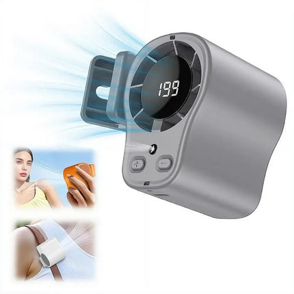 USB Rechargeable Clip-On Desk Fan with 360° Adjustable Airflow | Quiet Portable Fan for Home, Office, and Travel