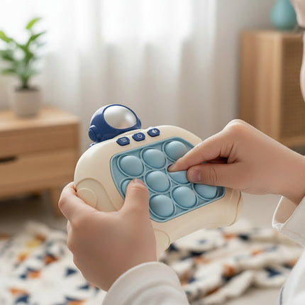 Portable Game Console Pop It Reflex Game for Kids and Adults | Fun Hand-Eye Coordination Challenge with Lights