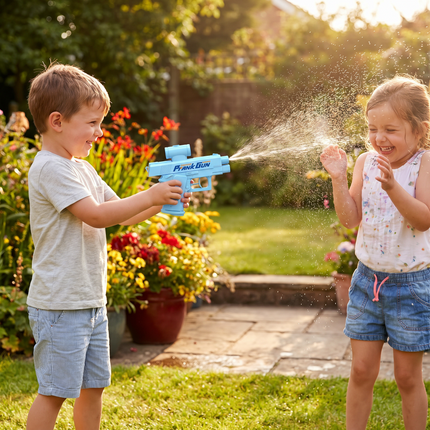 Double-Sided Water Gun for Kids with Surprise Spray Action | Compact Prank Toy for Summer Fun