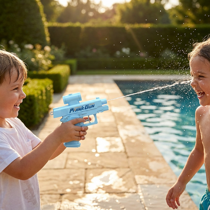 Double-Sided Water Gun for Kids with Surprise Spray Action | Compact Prank Toy for Summer Fun
