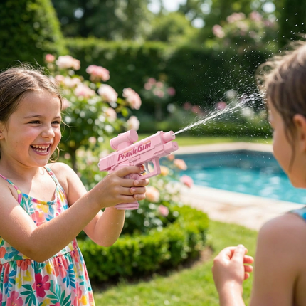 Double-Sided Water Gun for Kids with Surprise Spray Action | Compact Prank Toy for Summer Fun