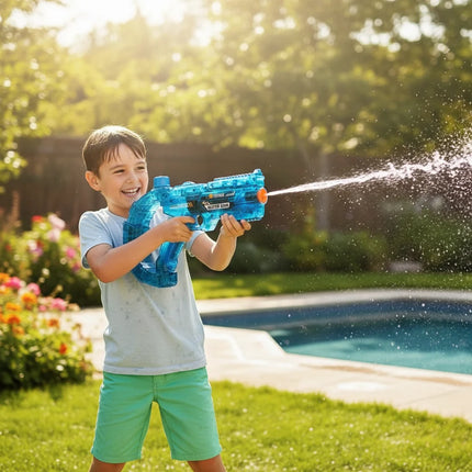 Electric Water Gun Toy with High-Capacity Reservoir | Long-Range Fun for Kids' Outdoor Play