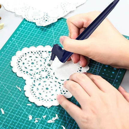 Precision Craft Knife for Paper Cutting, Hobby Knife for Stickers, Scrapbooking and Stencils, Detail Art Tool