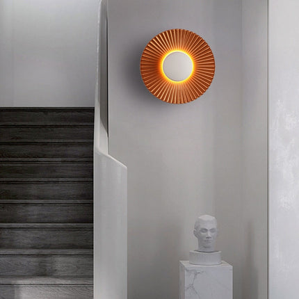 SunRay LED Wall Lamp with Sculptural Metallic Rays | Modern Ambient Lighting for Cozy Spaces