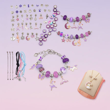 Bracelet Making Kit for Kids, DIY Bead Bracelet Kit with Beads, Fine Motor Skills Toy and Mothers Day Gift for Daughter_07