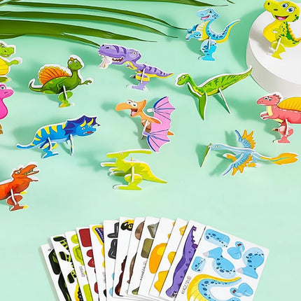 Kids 3D Animal Puzzle Set with Easy-Fit Pieces | Educational Toy for Creative Learning and Coordination