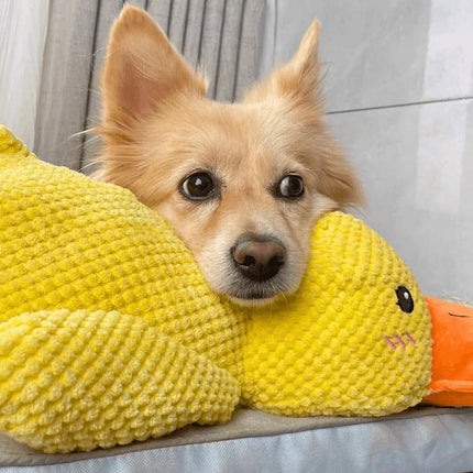 Calming Dog Toy with Realistic Quacking Sound | Durable Chew Toy for Anxiety Relief and Engaging Play